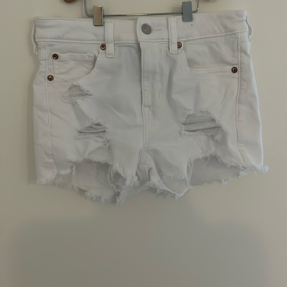 American Eagle Outfitters High Rise Shortie Shorts in a size 4.